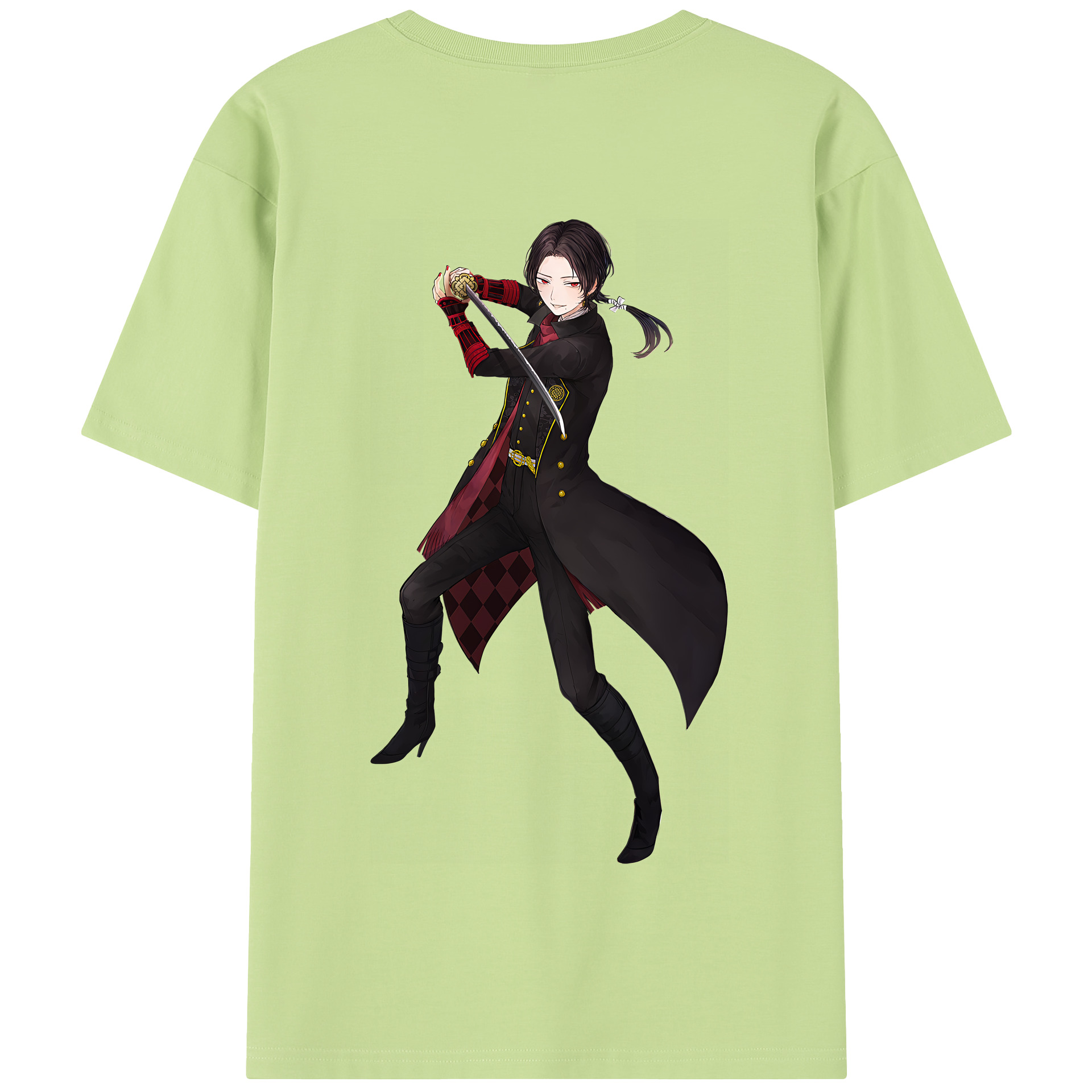 （画像用） 刀剣乱舞 Touken Ranbu 綿100％半袖Tシャツ（背面プリント）
